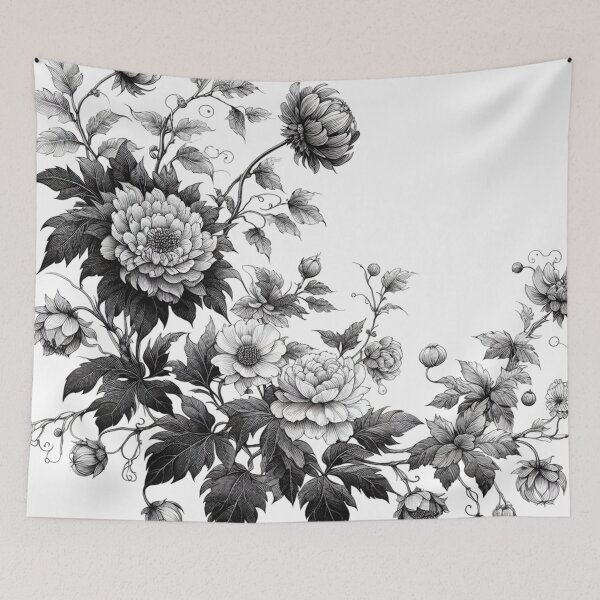 Item preview, Literary flower drawings 10 designed and sold by I-HERE.