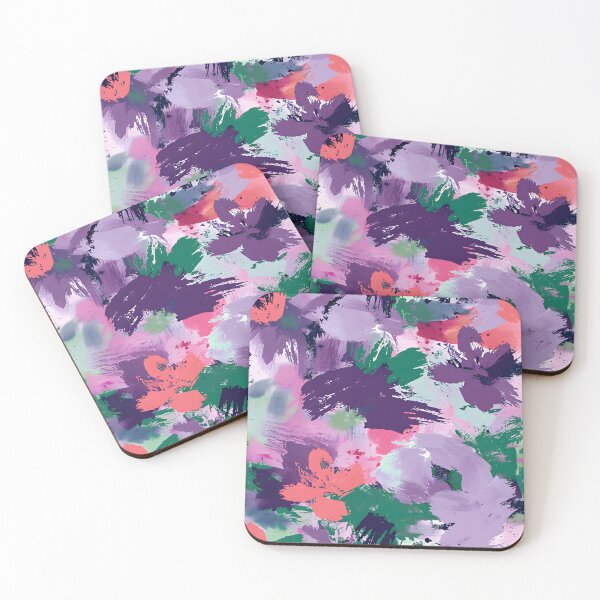 Item preview, Abstract Floral Brushwork Elegance designed and sold by inkArtistryfine.