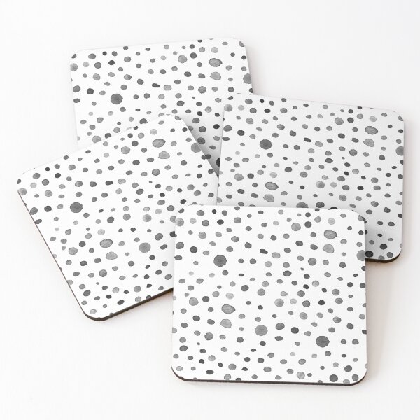 Item preview, Confetti Watercolor Dots Pattern - Snow + Coal designed and sold by Irene Estelle.