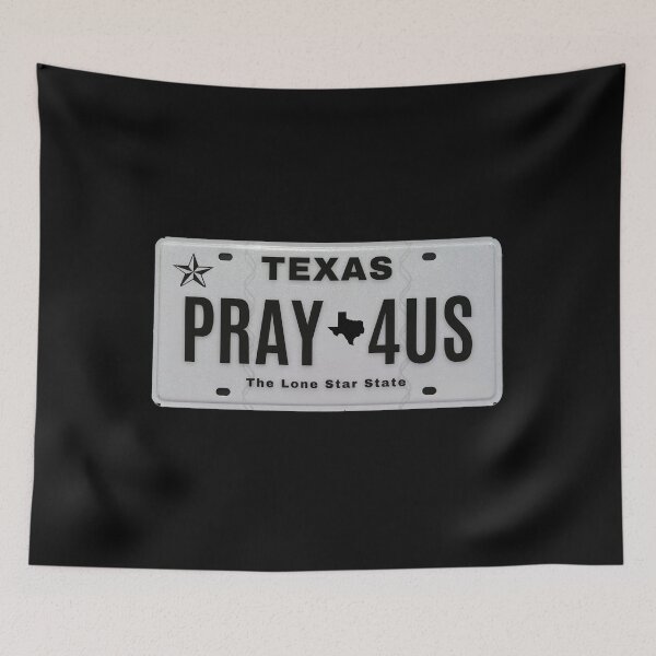Item preview, PRAY 4US Texas Vanity Plate designed and sold by GFamilyC.