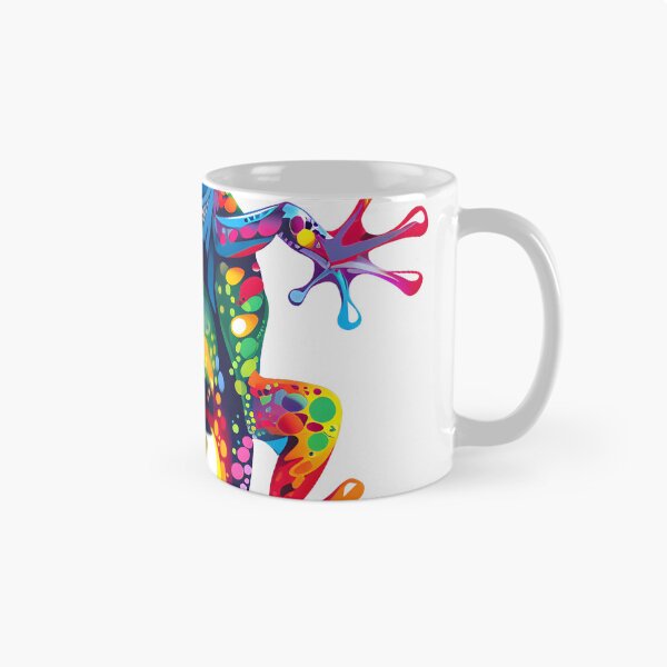 Item preview, Psychedelic Rainbow Gecko Illustration designed and sold by inkArtistryfine.