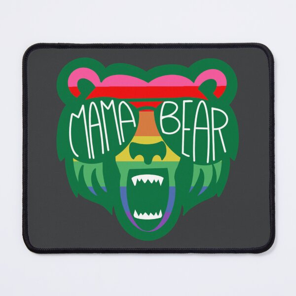 Item preview, Mama Bear (Rainbow Version) designed and sold by OctagonGlasses.