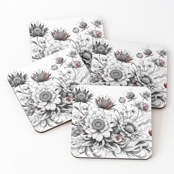 Item preview, Literary flower drawings 11 designed and sold by I-HERE.