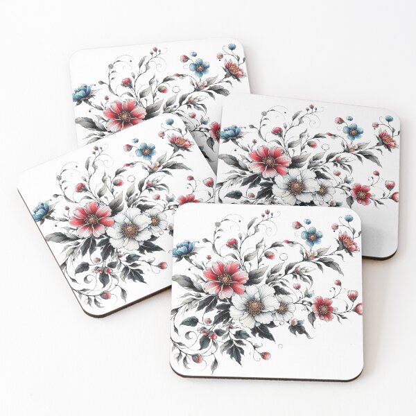 Item preview, Literary flower drawings 12 designed and sold by I-HERE.