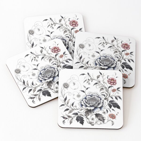 Item preview, Literary flower drawings 13 designed and sold by I-HERE.