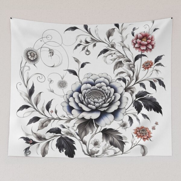 Item preview, Literary flower drawings 13 designed and sold by I-HERE.