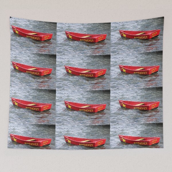 Item preview, Sunken Ship Nantucket Little Red Boat designed and sold by Mijiza.