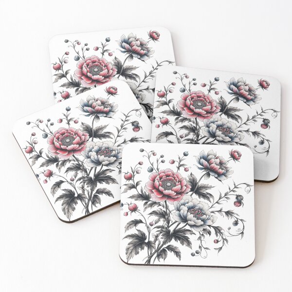 Item preview, Literary flower drawings 14 designed and sold by I-HERE.