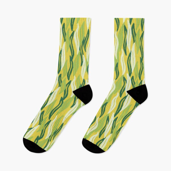 Item preview, Green and white abstract floral designed and sold by pinkyfish1010.