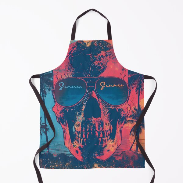 Item preview, Tropical Noir Skull Artwork designed and sold by inkArtistryfine.