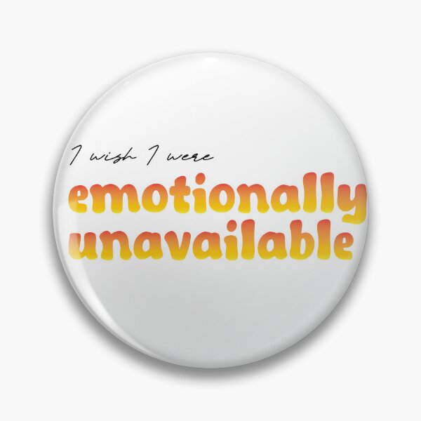Item preview, {I Wish I Were} Emotionally Unavailable - Citrus Ombre designed and sold by Irreverent Sage.