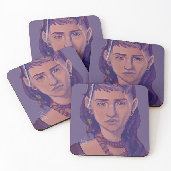 Item preview, Strange Purple Girl Cassidy Print designed and sold by Jackofalltv.