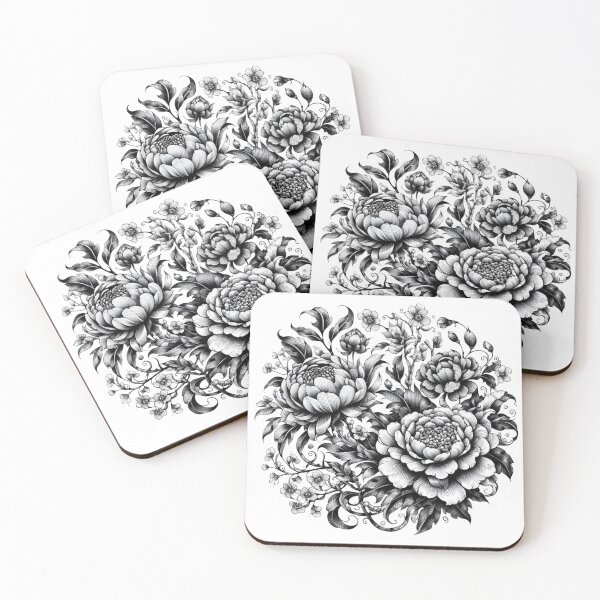 Item preview, Literary flower drawings 15 designed and sold by I-HERE.