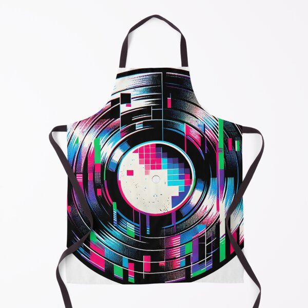 Aperçu de l'œuvre Disque vinyle gliché créée et vendue par StickaTime.