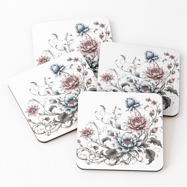 Item preview, Literary flower drawings 16 designed and sold by I-HERE.