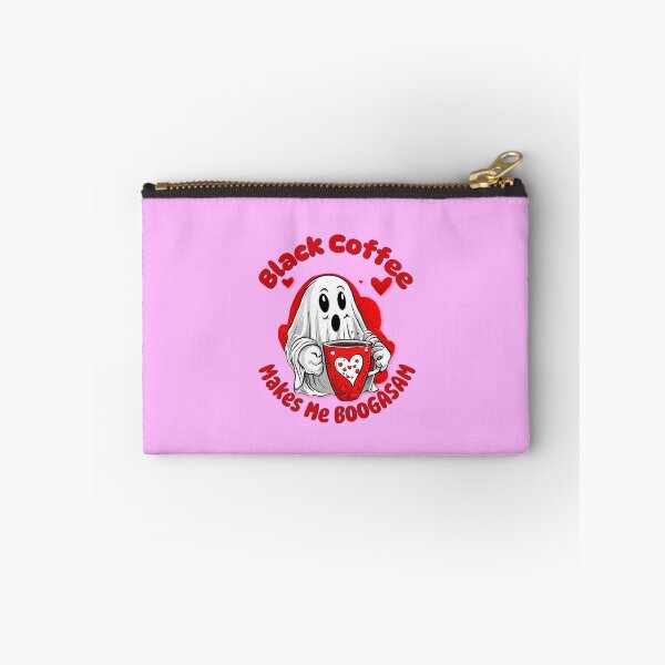 Item preview, Black Coffee Makes Me Boogasam Ghost Valentines Day  designed and sold by TrueWorth.