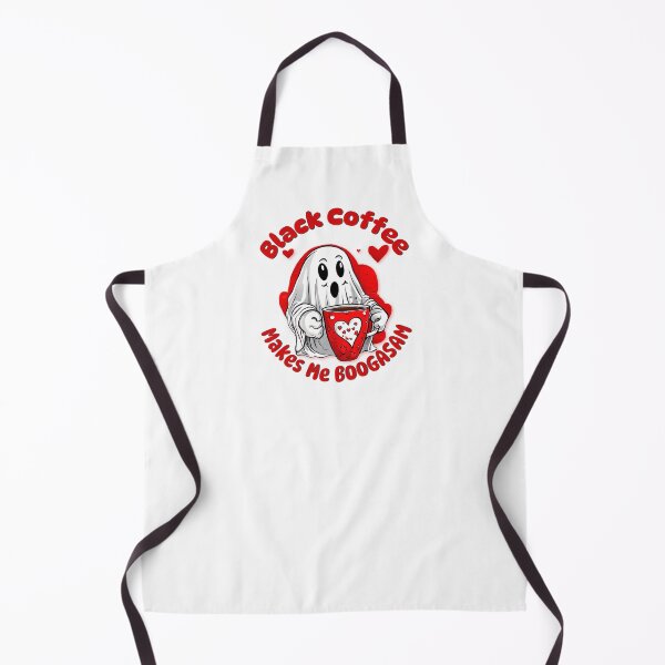 Item preview, Black Coffee Makes Me Boogasam Ghost Valentines Day  designed and sold by TrueWorth.