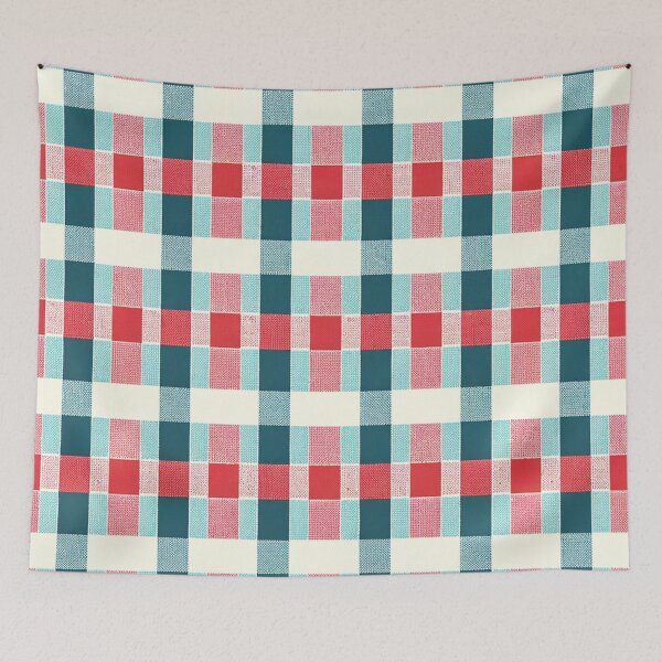Item preview, Multi-Colored Gingham Print Pattern designed and sold by PinUpPizzazz.