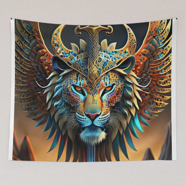 Item preview, Fierce Winged Lion Head Sword designed and sold by JohnXD247.
