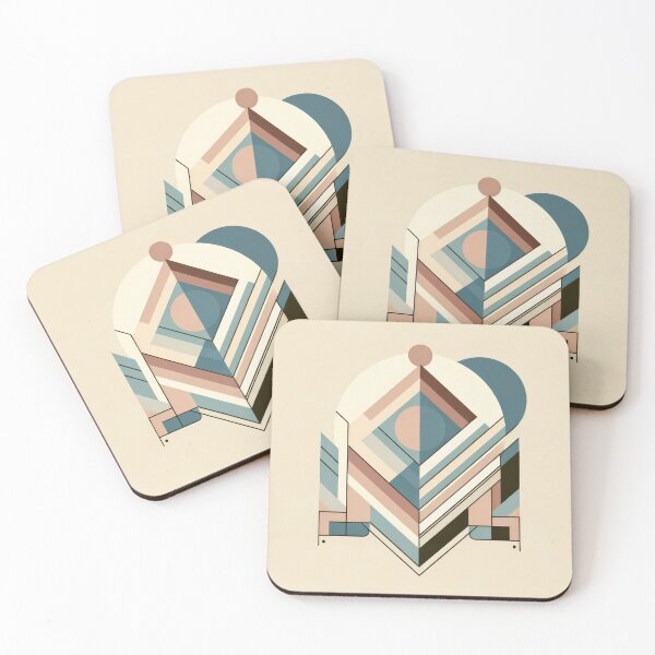 Item preview, Geometric Harmony in Pastel and Bold designed and sold by SunkenCost.