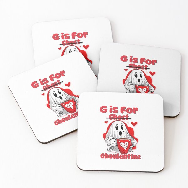 Item preview, G Is For Ghoulentine Ghost Valentines Day  designed and sold by TrueWorth.
