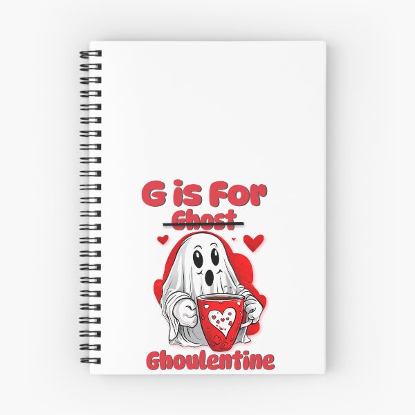 Item preview, G Is For Ghoulentine Ghost Valentines Day  designed and sold by TrueWorth.