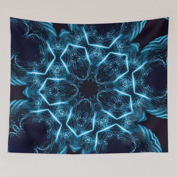 Item preview, Electric Blue Mandala designed and sold by Richards-Art.