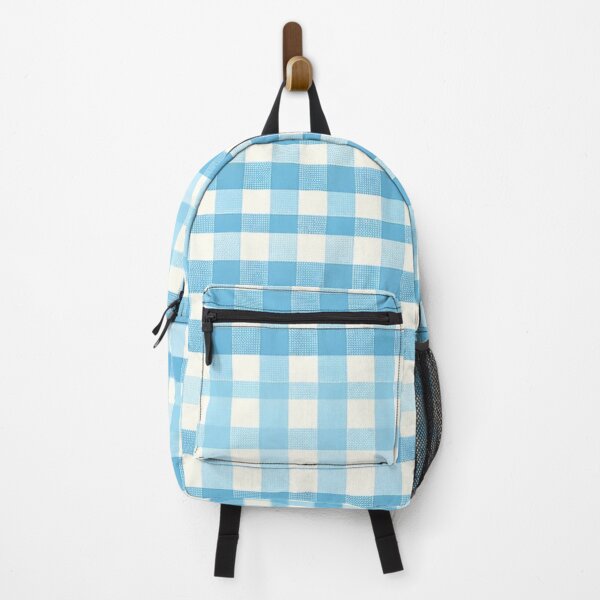 Item preview, Blue Gingham Print Pattern designed and sold by PinUpPizzazz.
