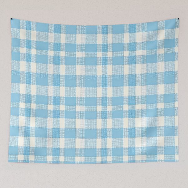 Item preview, Blue Gingham Print Pattern designed and sold by PinUpPizzazz.