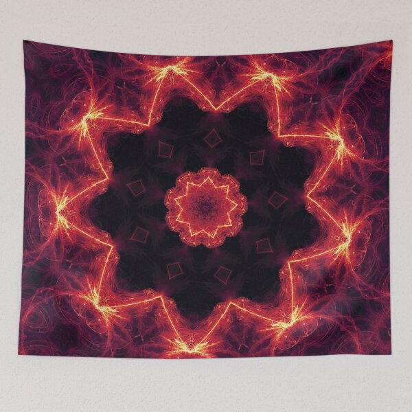Item preview, Fire Bloom Mandala designed and sold by Richards-Art.