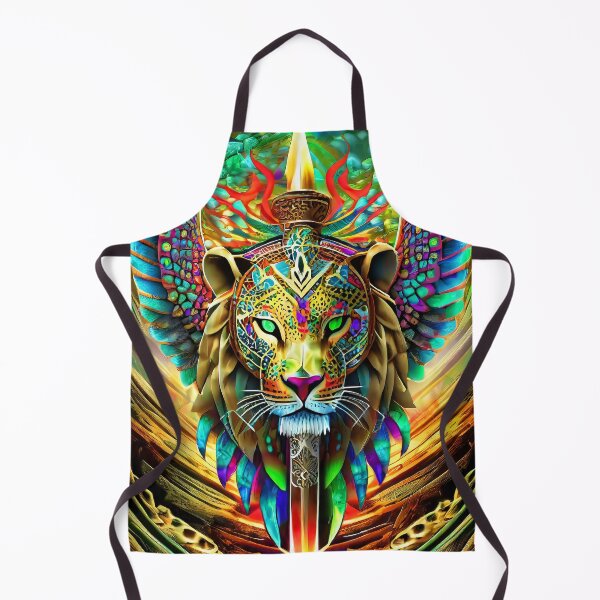 Item preview, Rainbow Colorful Lion Head Sword holder designed and sold by JohnXD247.