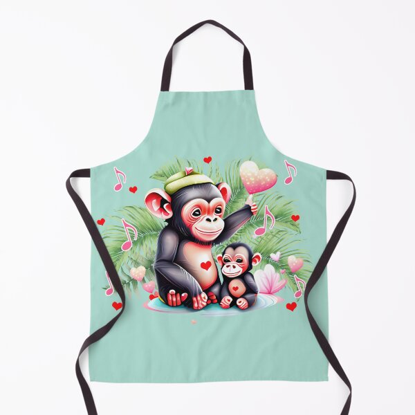 Item preview, Chimpanzee mother and her baby designed and sold by Artbellachi.