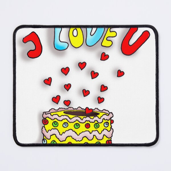 Item preview, I LOVE YOU VALLENTINE CAKE designed and sold by Sanny88.
