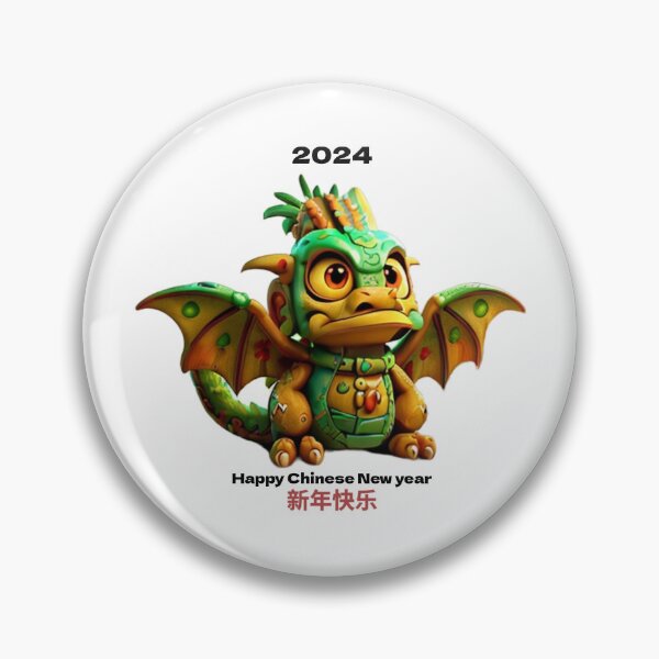 Item preview, Dragón de madera de juguete - Año nuevo chino 2024 designed and sold by PCGDrawing.
