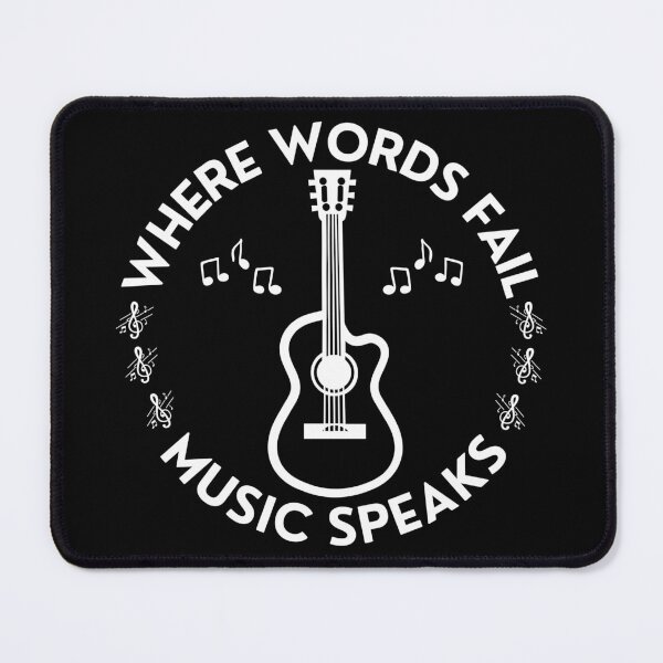 Item preview, Where Words Fail Music Speaks designed and sold by Teetreasure2.