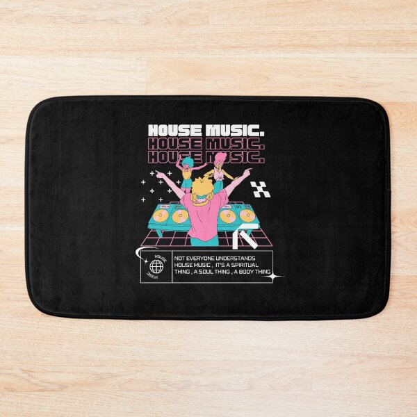 Item preview, HOUSE MUSIC  - Dj Dancefloor (Pink)  designed and sold by Discothreadz.