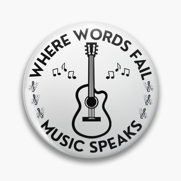 Item preview, Where Words Fail Music Speaks designed and sold by Teetreasure2.