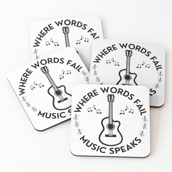 Item preview, Where Words Fail Music Speaks designed and sold by Teetreasure2.