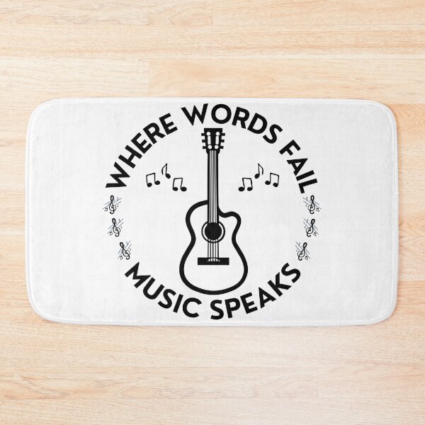 Item preview, Where Words Fail Music Speaks designed and sold by Teetreasure2.