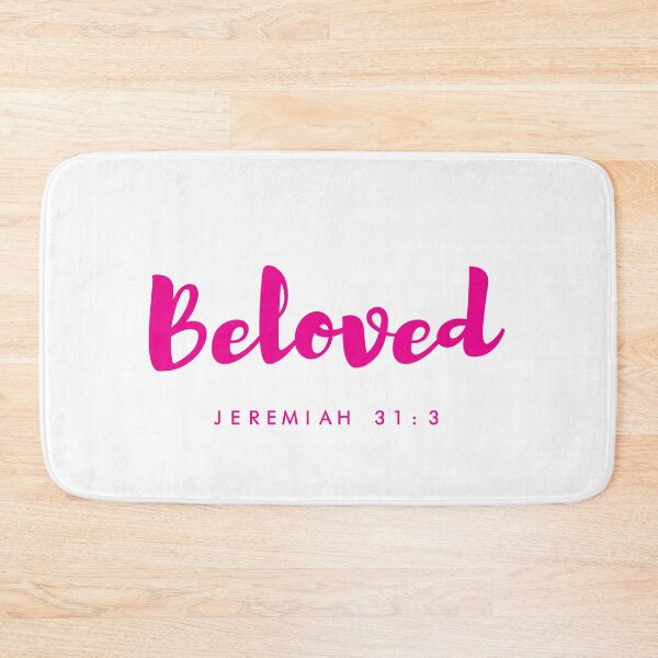Item preview, Beloved Jeremiah 31:3 - Inspirational Scripture Design for Your Daily Encouragement designed and sold by Deerdea.