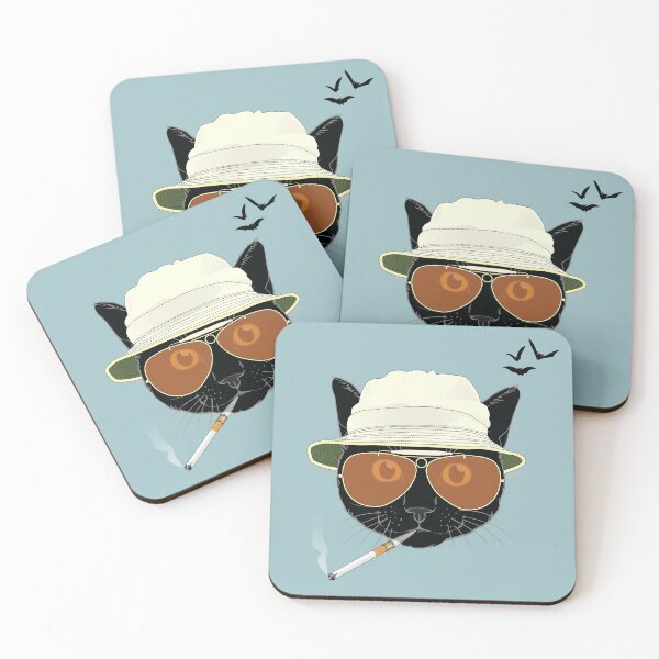 Item preview, Fear & Loathing Black Cat designed and sold by sa9-art.