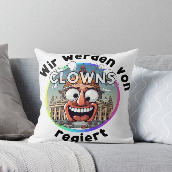 Aperçu de l'œuvre Nous sommes gouvernés par des clowns créée et vendue par knuppify.