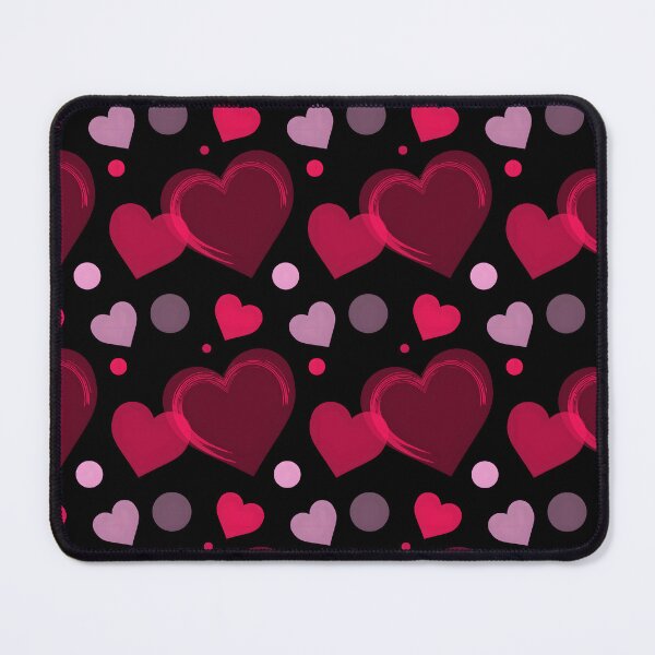 Item preview, Pink and Purple Hearts - Repeating Pattern designed and sold by bumpyroadway08.