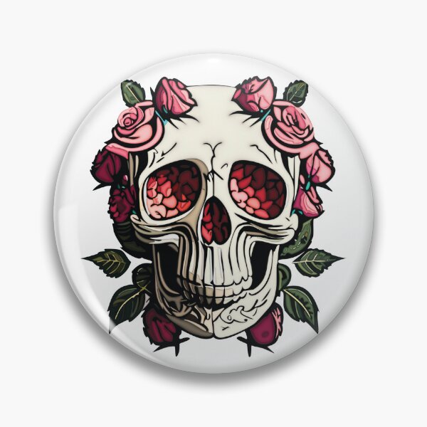 Item preview, Flower Skull designed and sold by Syibor.