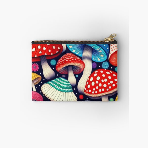 Item preview, Colorful little mushrooms  designed and sold by Roxburylane.