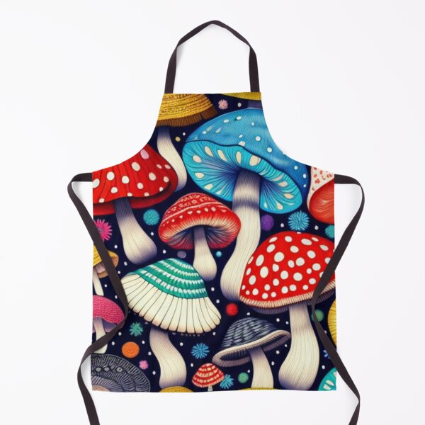 Item preview, Colorful little mushrooms  designed and sold by Roxburylane.