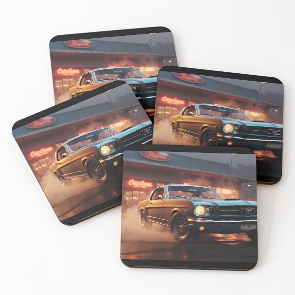 Item preview, Blue 1968 Ford Mustang 1 designed and sold by Random Designs.