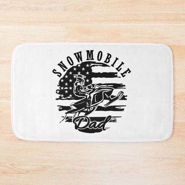 Item preview, Snowmobile Dad with Distressed US Flag designed and sold by DigitalFhaiz.