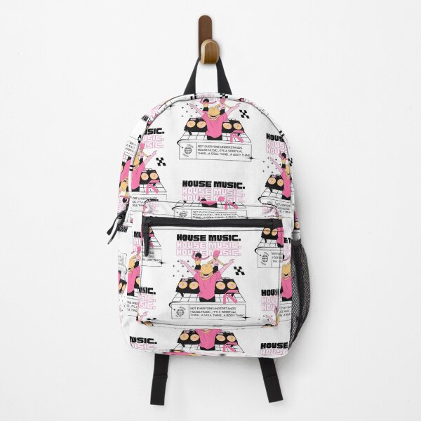 Item preview, HOUSE MUSIC - Dj Dancefloor (Pink/Black) designed and sold by Discothreadz.