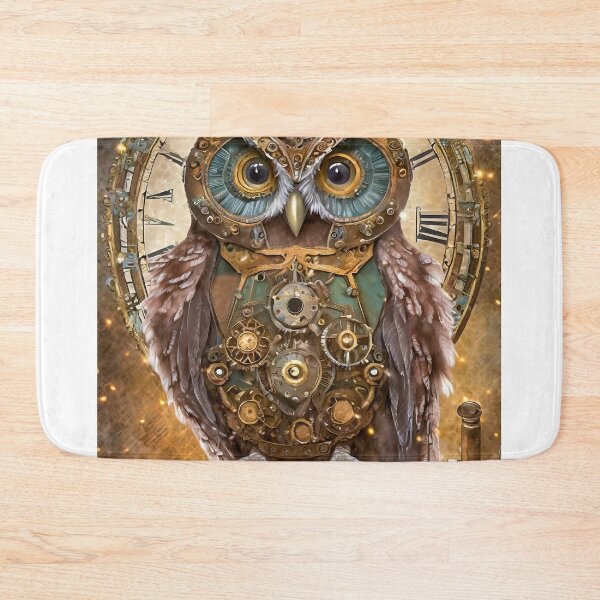 Item preview, Steampunk clock owl designed and sold by fotofeast.